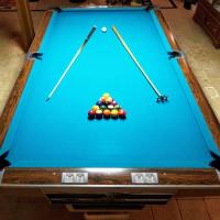 Vintage 9' Brunswick Gold Crown Pool Table Billiard Regulation Size