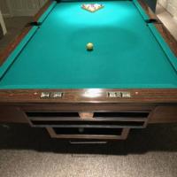 Brunswick Gold Crown III Billiard Table