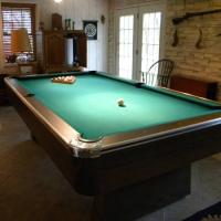 Pool Table, With Many Accessories and Cues
