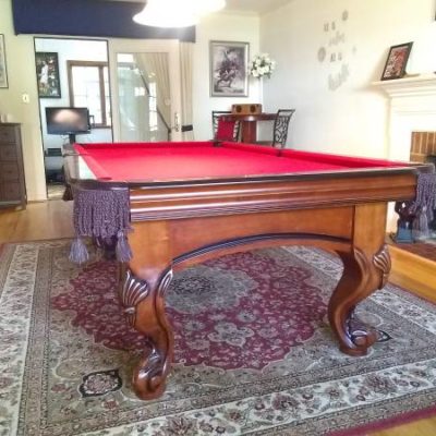 2017 Wood Pool Table Excellent Condition